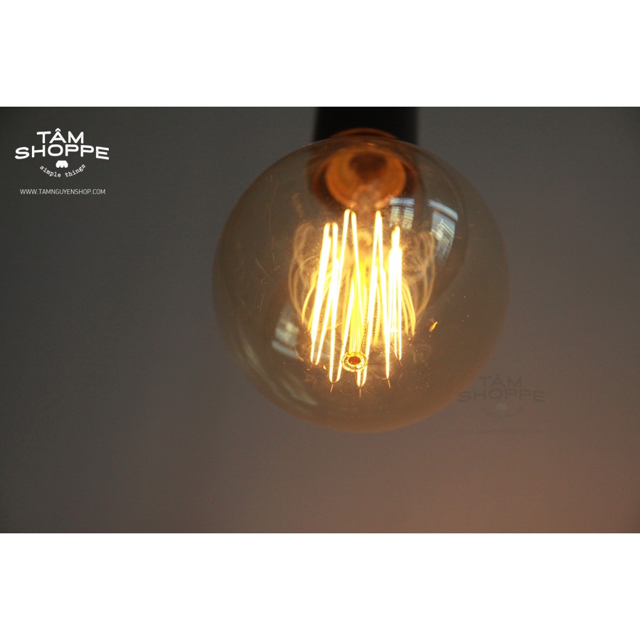 BÓNG ĐÈN SỢI TÓC EDISON TRÒN G95