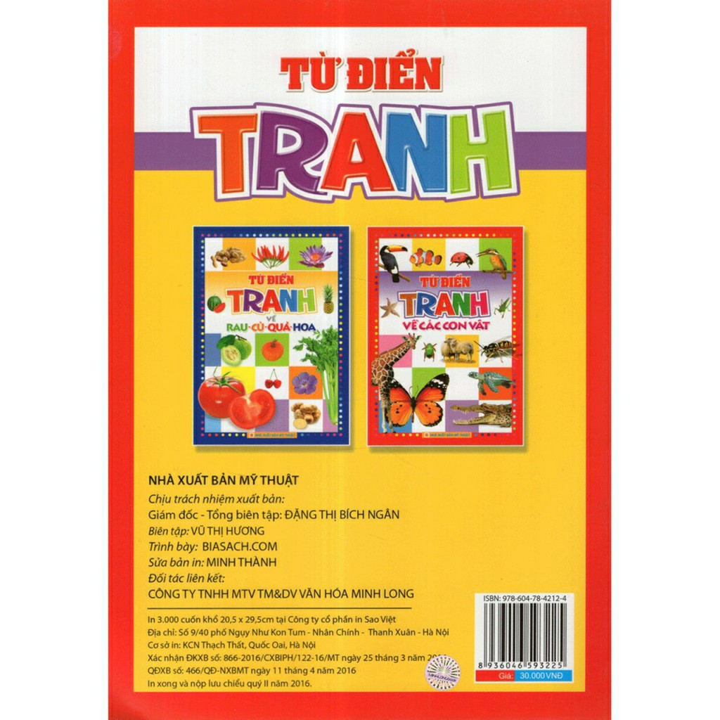 Sách - Từ Điển Tranh Về Các Con Vật