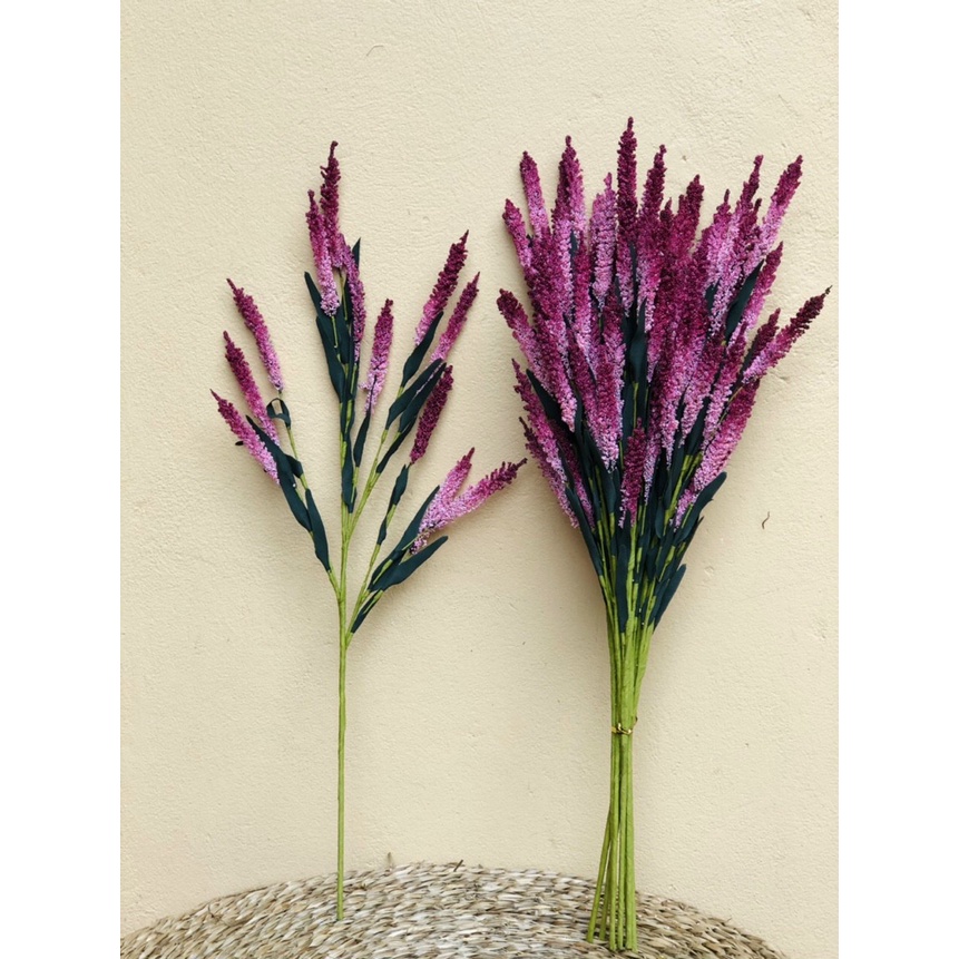 [VIDEO THÂT] Hoa giả cao cấp  Cành Hoa Lavender xốp trang trí decor nhà cửa