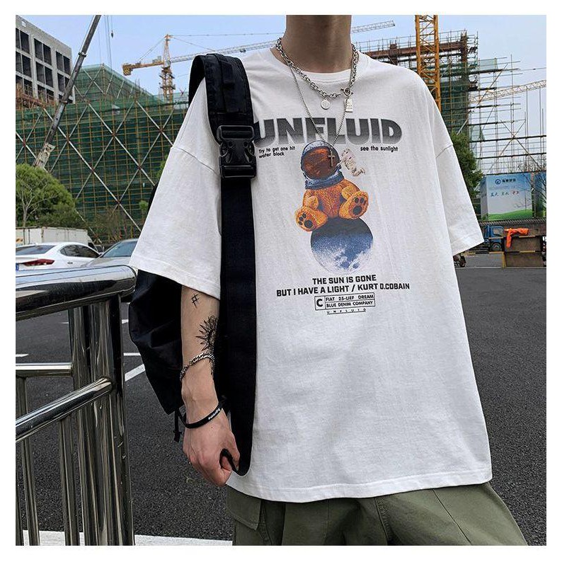 [Mã FAMARAL1 giảm 10K đơn 50K] Áo thun tay lỡ form rộng unisex Tiger.86 AFR102