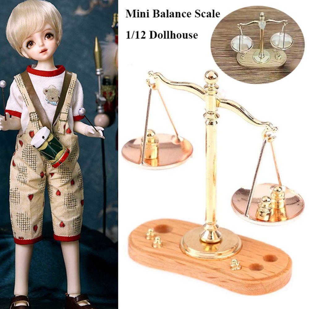 Cân Điện Tử Mini Trang Trí Nhà Búp Bê Tỉ Lệ 1 / 12