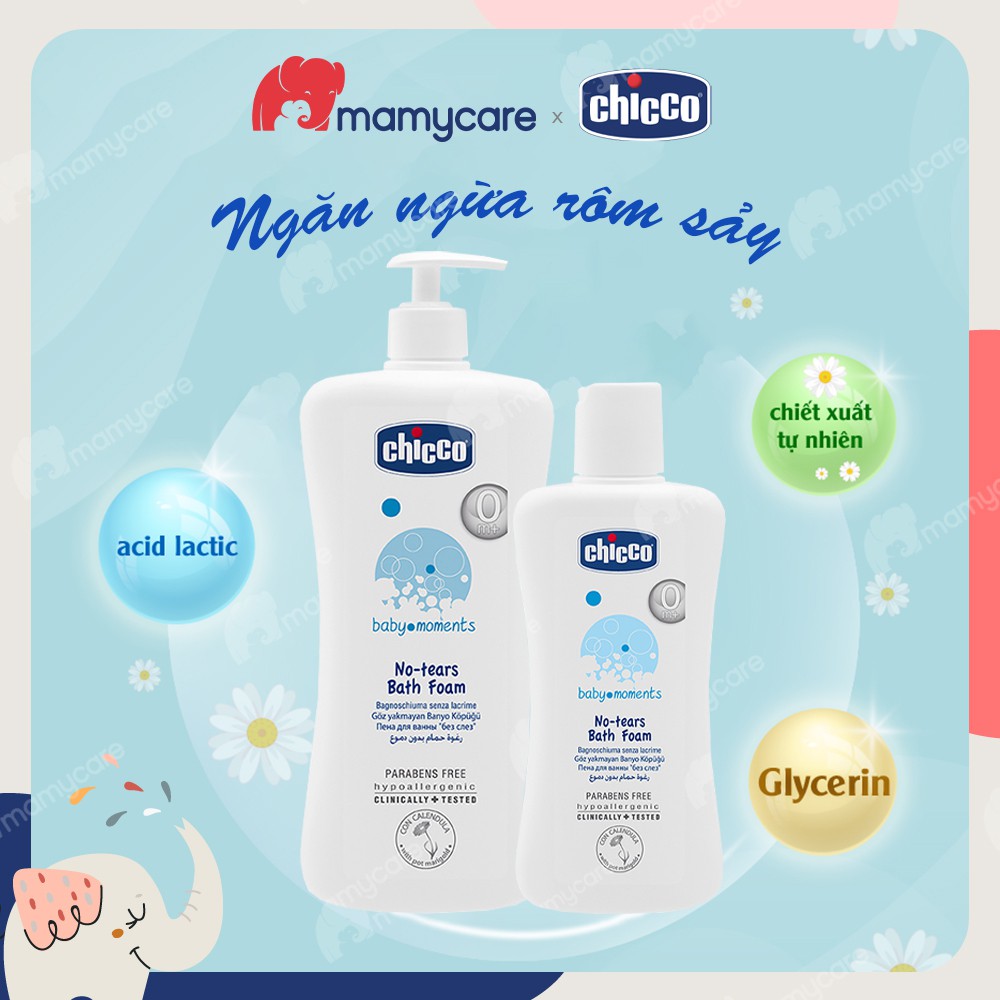 Sữa tắm gội 2in1 chiết xuất Hoa cúc Chicco cho bé từ sơ sinh - MAMYCARE