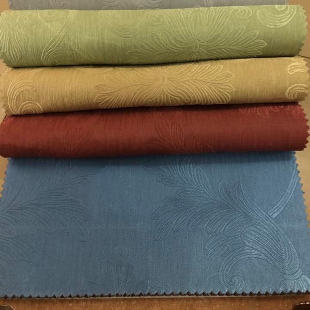 Rèm 1 màu xanh cổ vịt