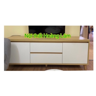 Kệ ti vi chân gỗ dáng mới