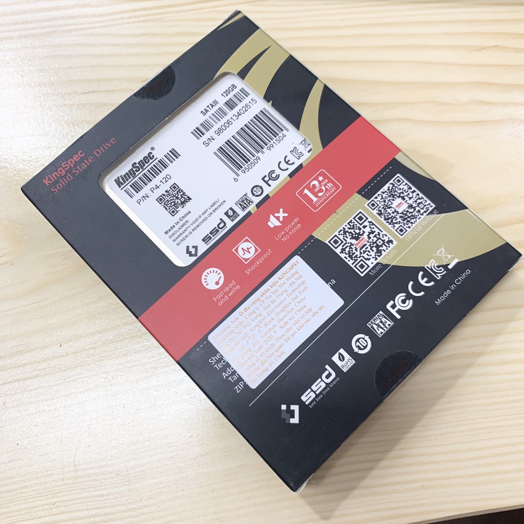 SSD Kingspec 120GB/ 128GB / 240GB P4-120 2.5 Sata III- Bảo Hành 36 Tháng