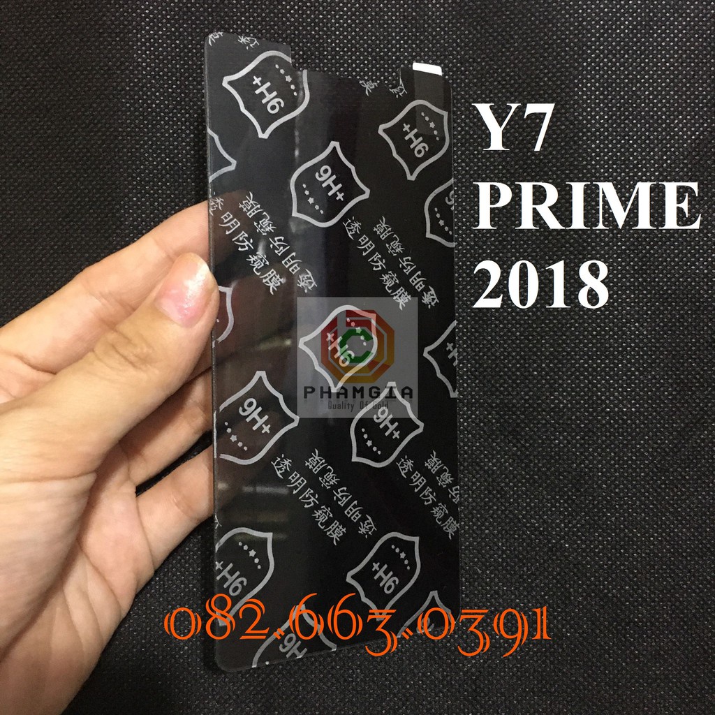 Dán cường lực chống nhìn trộm Huawei y7 y7 pro y7 prime y6 prime y9 y9 pro y9 prime y9s,2017,2018,2019 dẻo nano