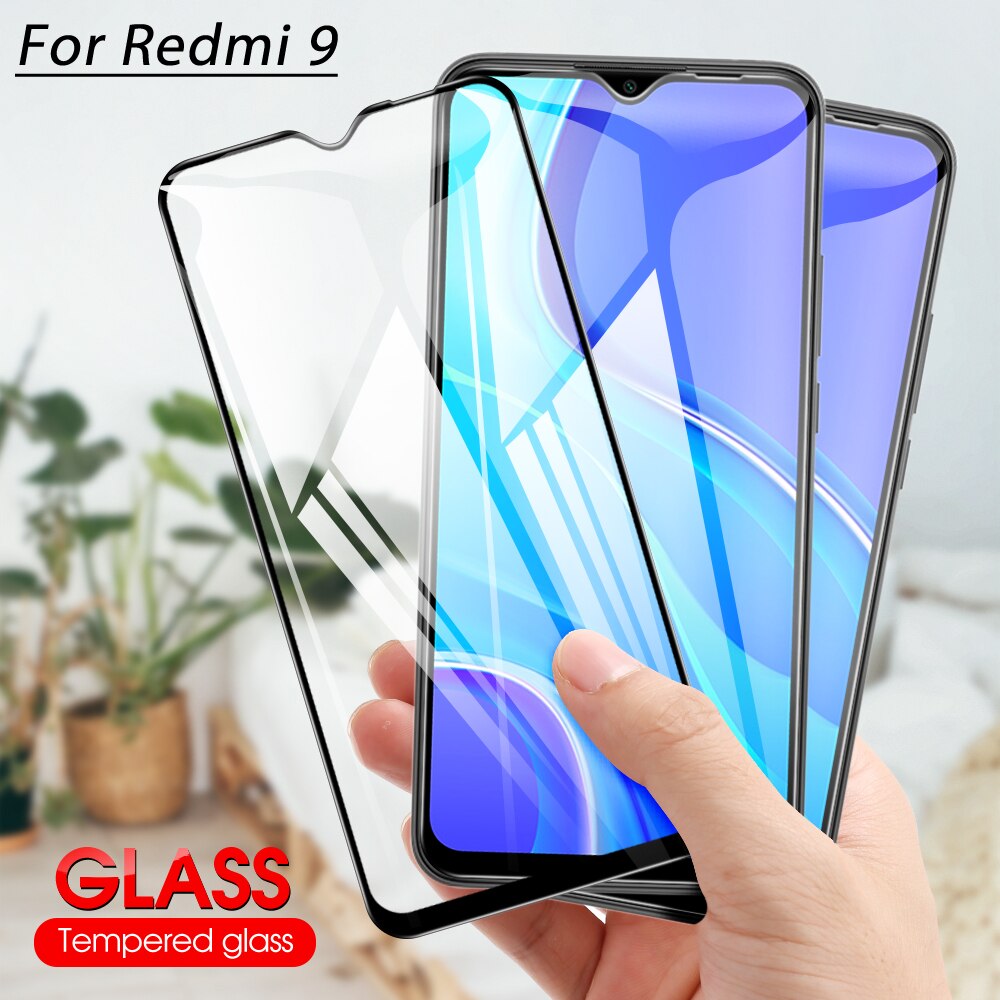 Set 3 Kính Dán Cường Lực 9h Bảo Vệ Toàn Màn Hình Dành Cho Xiaomi Redmi 9 Redmi 9