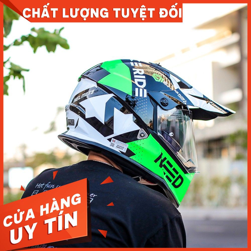 [ CHÍNH HÃNG] MŨ BẢO HIỂM Dual Sport LS2 MX436 PIONEER - SPID.VN- KÈM QUÀ TẶNG