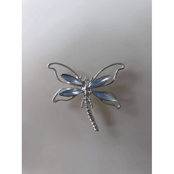 (1 cái)Center kim loại hình con chuồn chuồn 45*58mm, nguyên liệu làm trâm cài tóc cổ trang, nguyên liệu diy