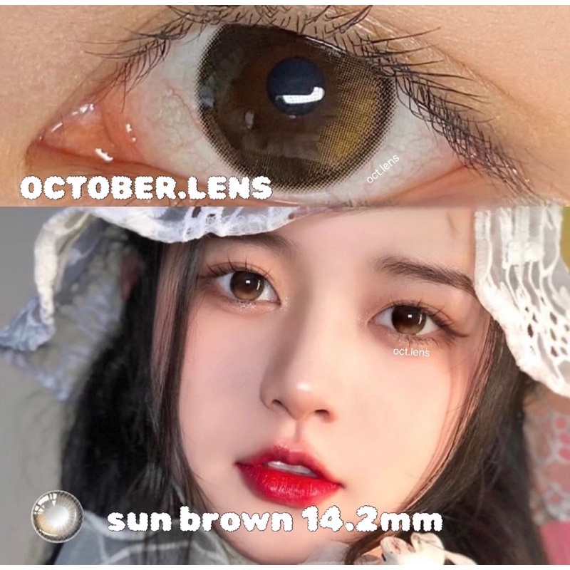 LENS NÂU SUN BROWN TỰ NHIÊN CÓ ĐỘ✨