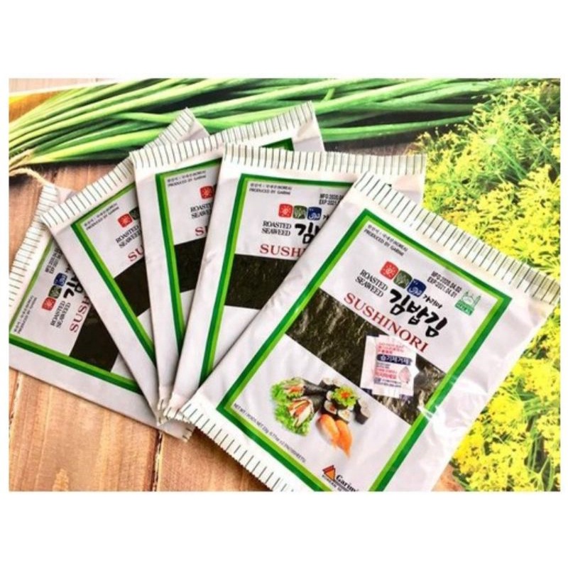 Rong biển Hàn Quốc Cuộn cơm. làm sushi.làm kimbap .gói 10 lá
