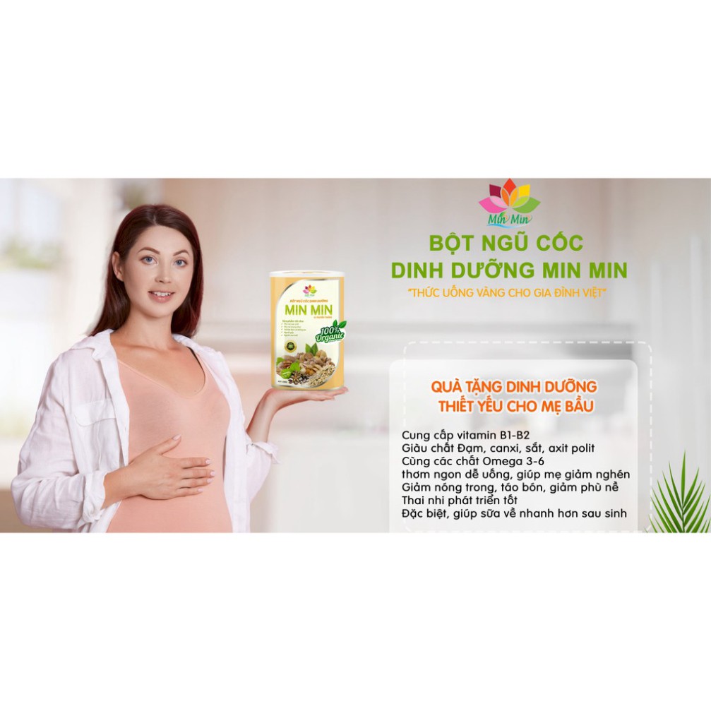 Ngũ cốc dinh dưỡng bà bầu/ lợi sữa Min Min 29 Loại Hạt cao cấp (1kg/2hộp)