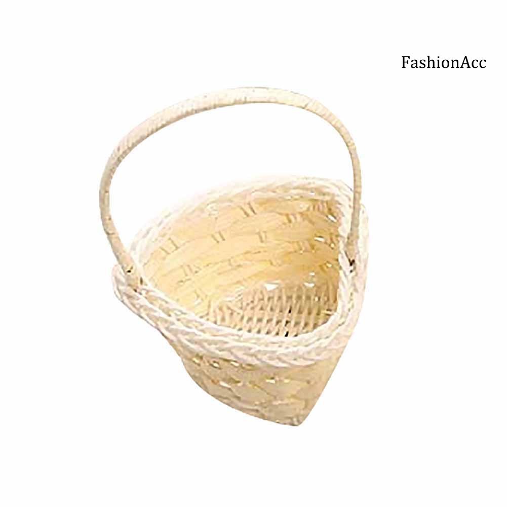 Giỏ đựng củ quả picnic thiết kế dễ thương đan sợi nhựa | BigBuy360 - bigbuy360.vn