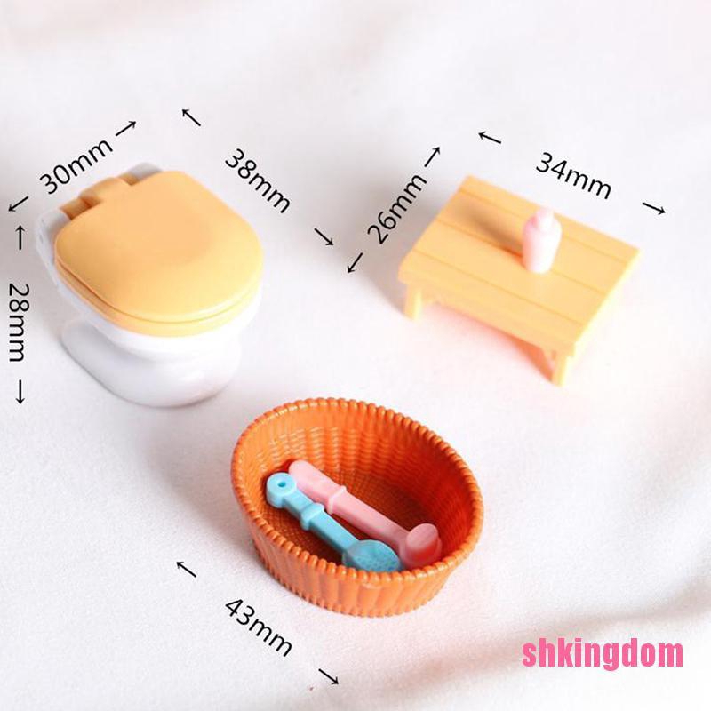 Mô Hình Đồ Chơi Phòng Tắm Tỉ Lệ 1: 12 Trang Trí Nhà Búp Bê