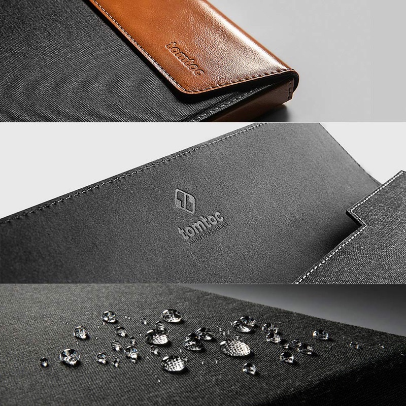 Túi chống sốc tomtoc (usa) premium leather for macbook