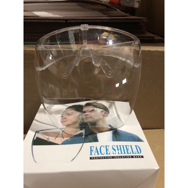 Mắt kính phòng dịch FACE SHIELD chống giọt bắn che hết khuôn mặt , bảo hộ chống bụi gió đi đường THỜI TRANG