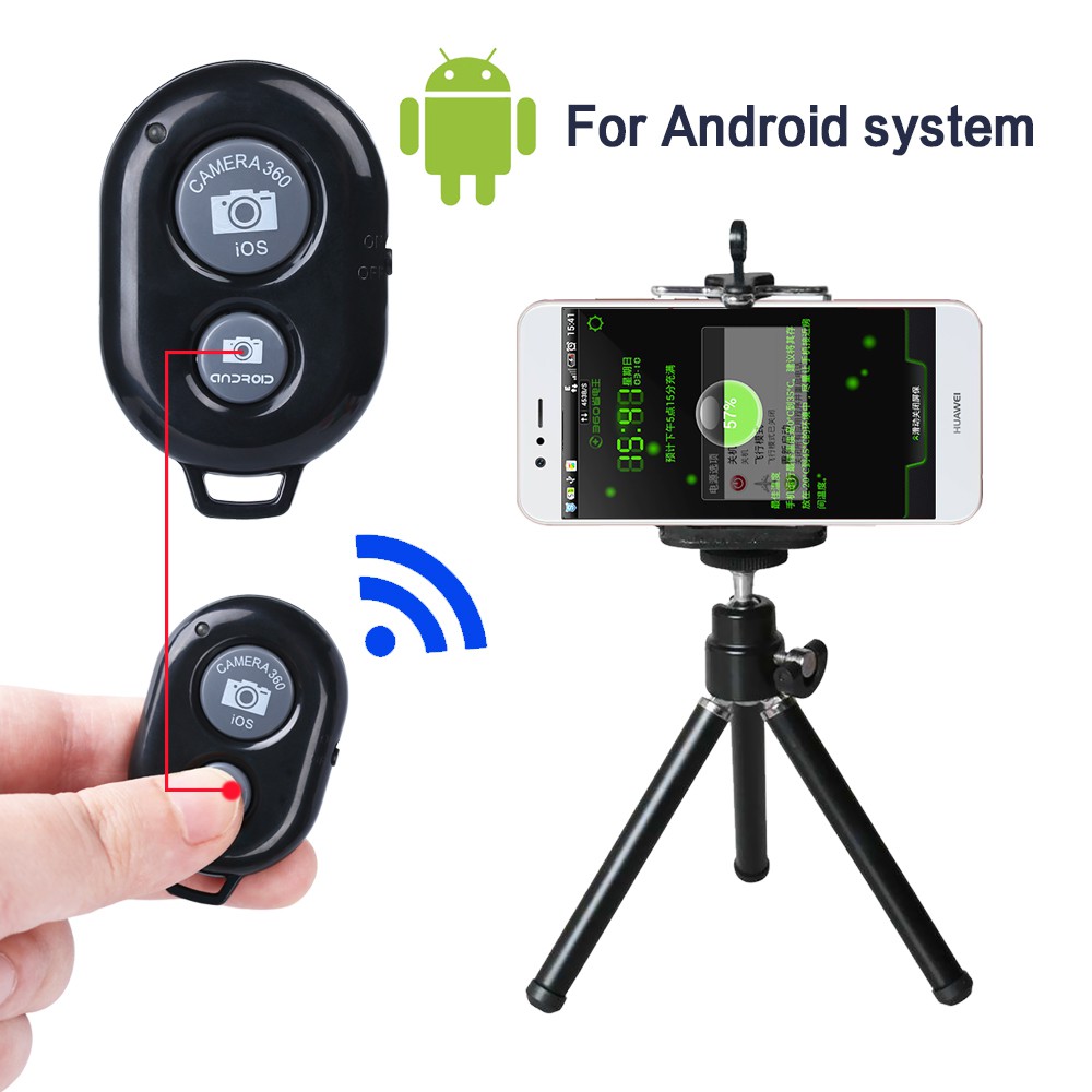 Remote điều khiển chụp ảnh cho gậy tự sướng Bluetooth mini từ xa cho IOS/Android | BigBuy360 - bigbuy360.vn