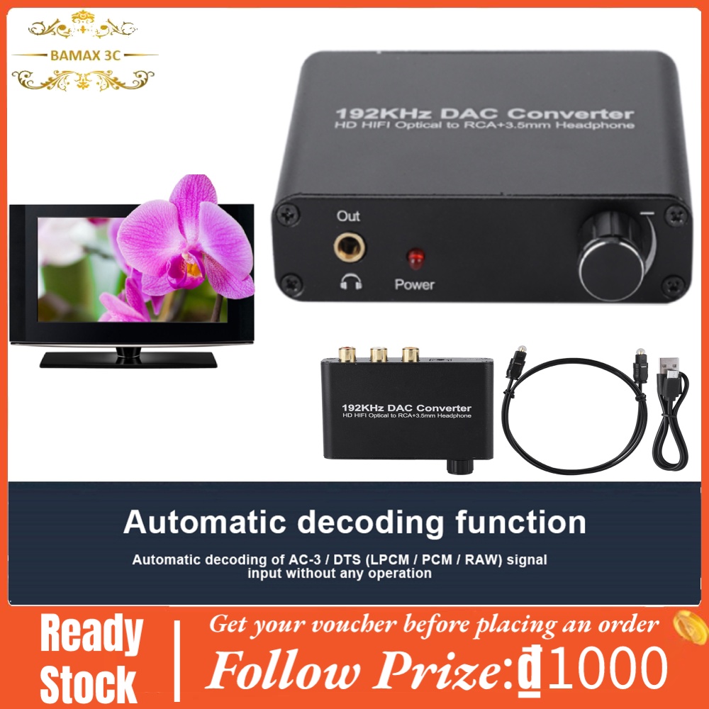 Bộ Giải Mã Âm Thanh Kỹ Thuật Số Bamaxis 5.1 Hd