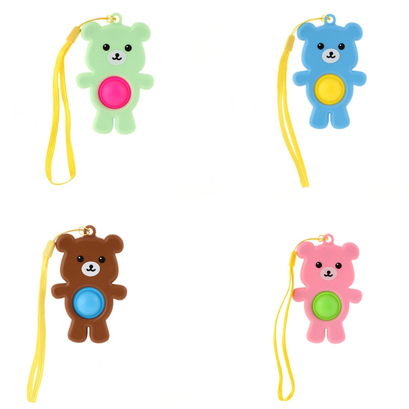 Móc Khóa Hình Gấu WMMB Giúp Giảm Căng Thẳng