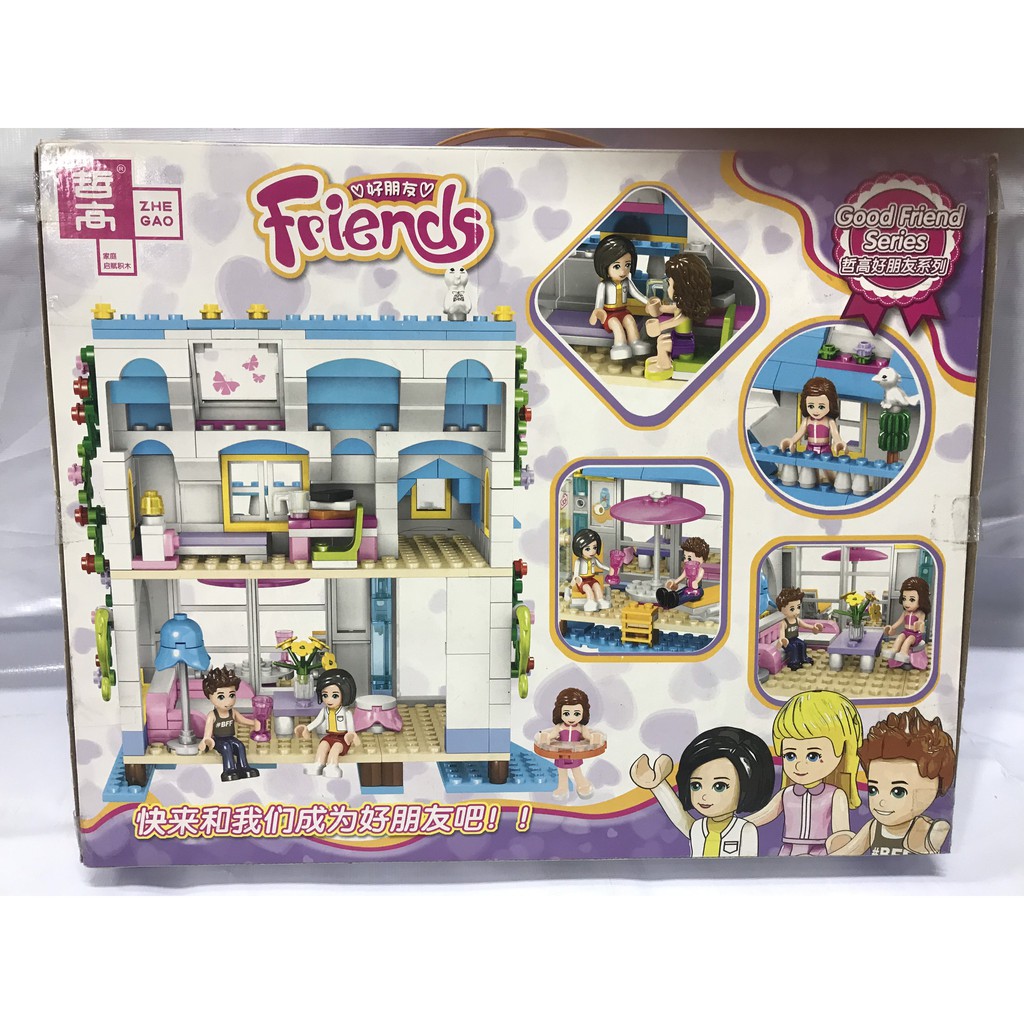 Đồ chơi xếp hình lego zhegao ql1133  friends kỳ nghỉ hè của những người bạn 458 chi tiết