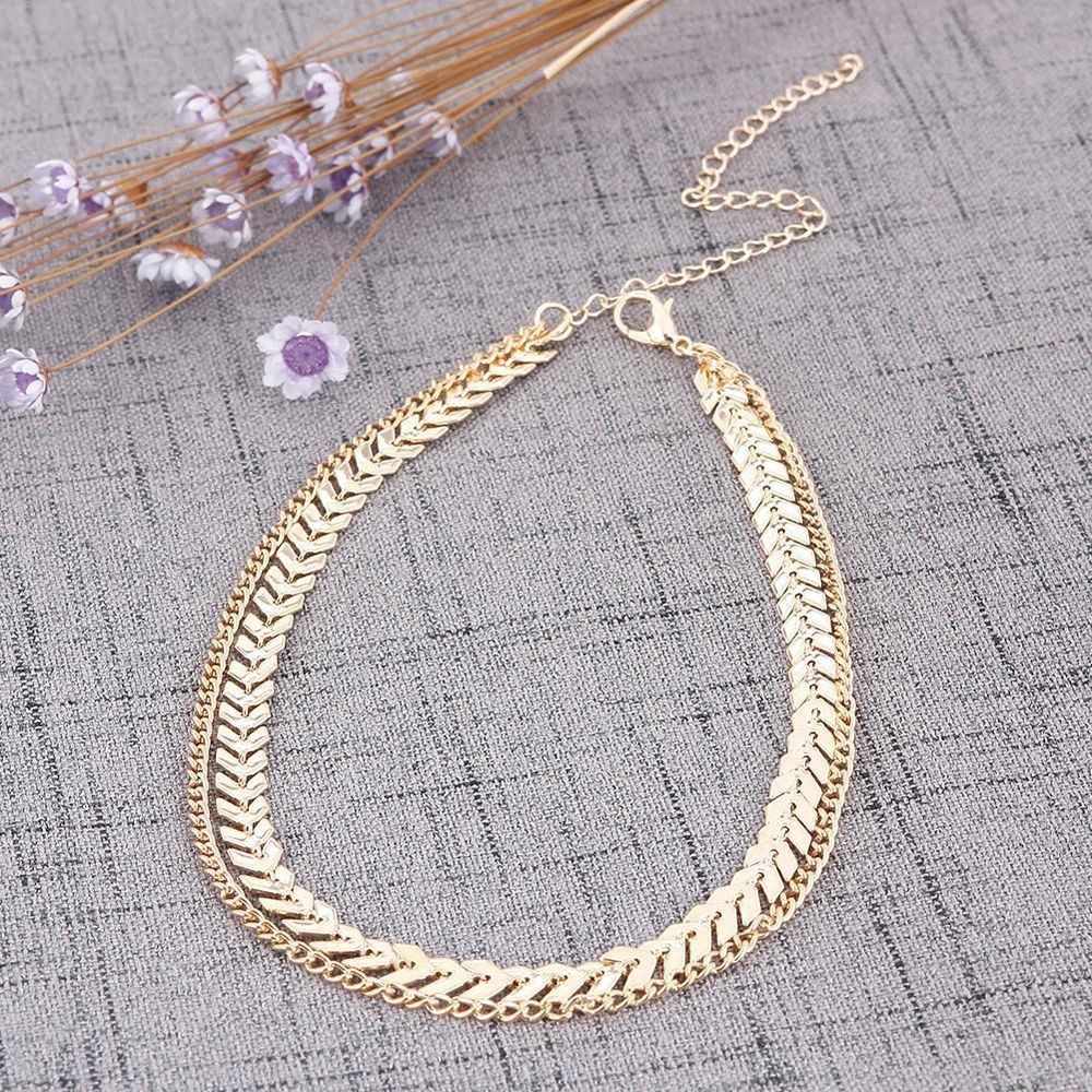 [Mã FASHIONCB232 hoàn tối đa 15K xu đơn 50K] 2 Vòng cổ choker mặt xương cá trẻ trung thời trang | BigBuy360 - bigbuy360.vn