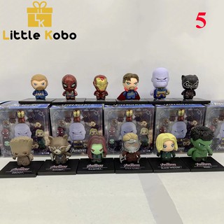 Mô Hình Marvel Mô Hình Avenger Siêu Anh Hùng Chibi