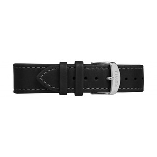 Dây da đồng hồ nam timex màu đen 20mm - tw2r255