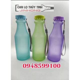 CHAI THUỶ TINH MÀU 350ML DÂY MS05
