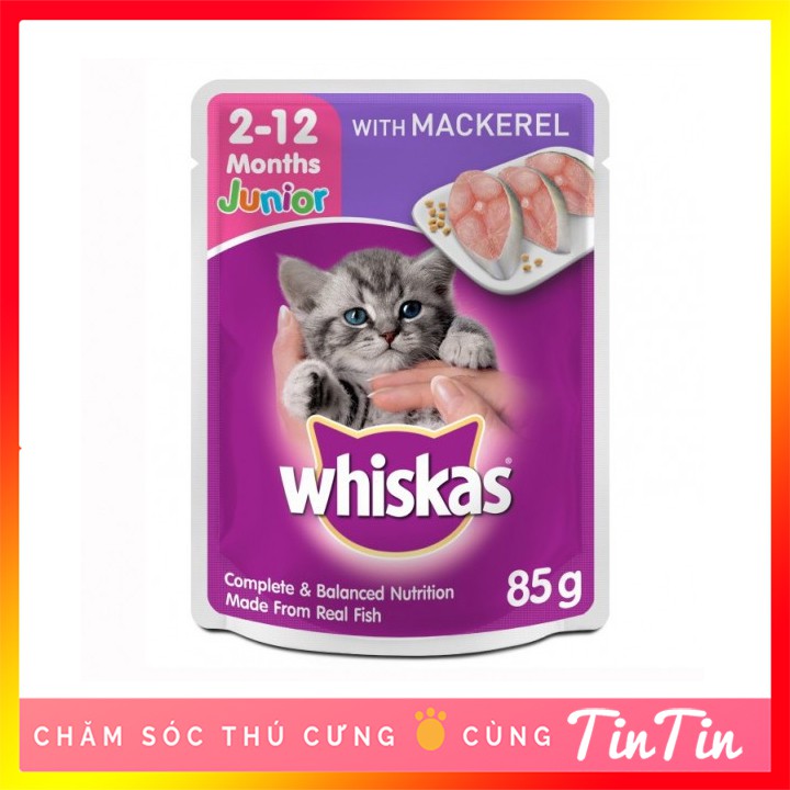 Pate Whiskas Cho Mèo Con 85g Giá Rẻ