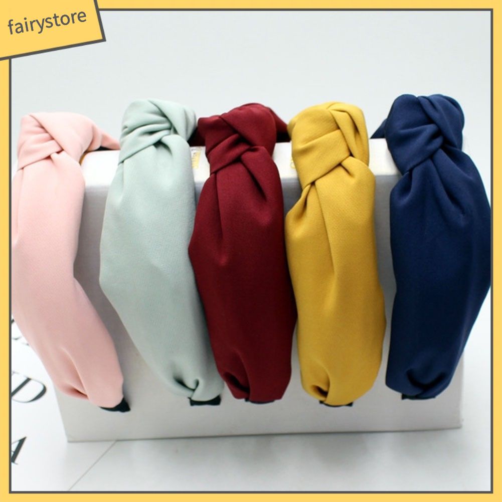 Băng đô cài tóc kiểu xoắn nơ dành cho phái nữ