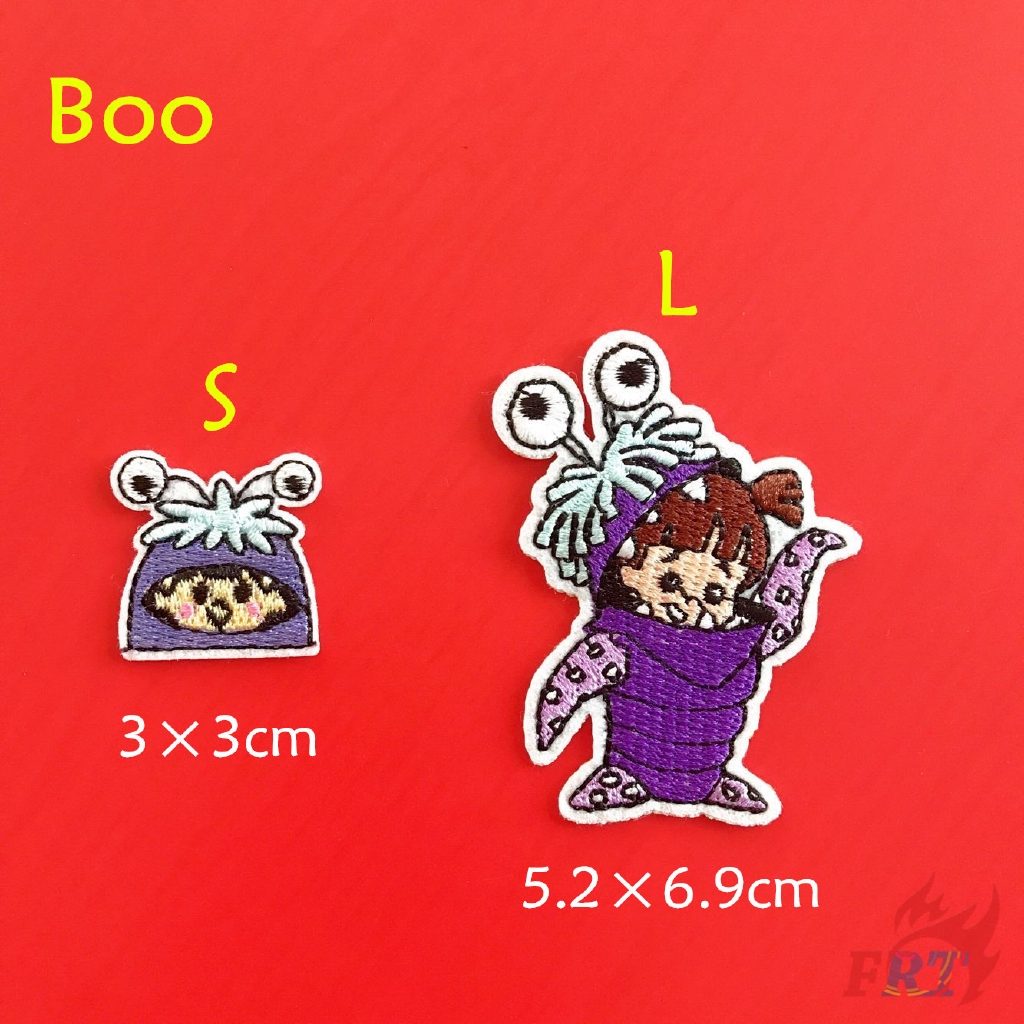 Miếng vá ủi trang trí quần áo họa tiết hoạt hình Disney Monsters Inc. series 04