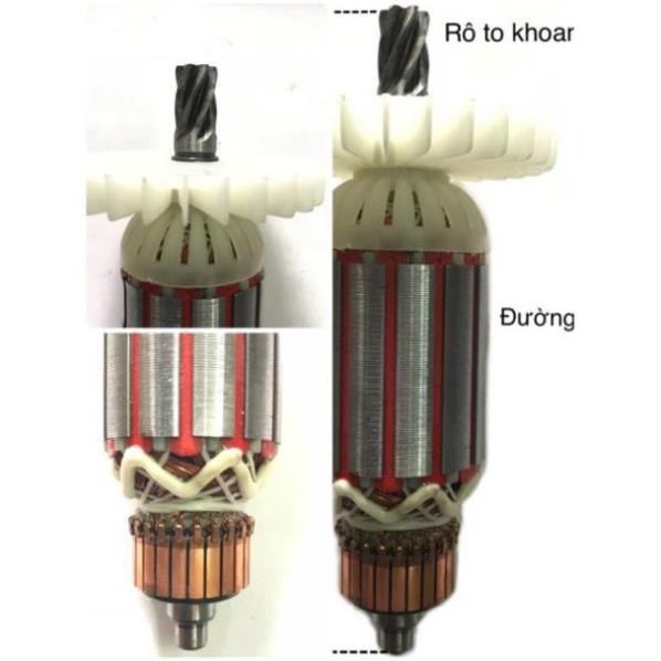Rô to thay thế chung cho máy khoan đục