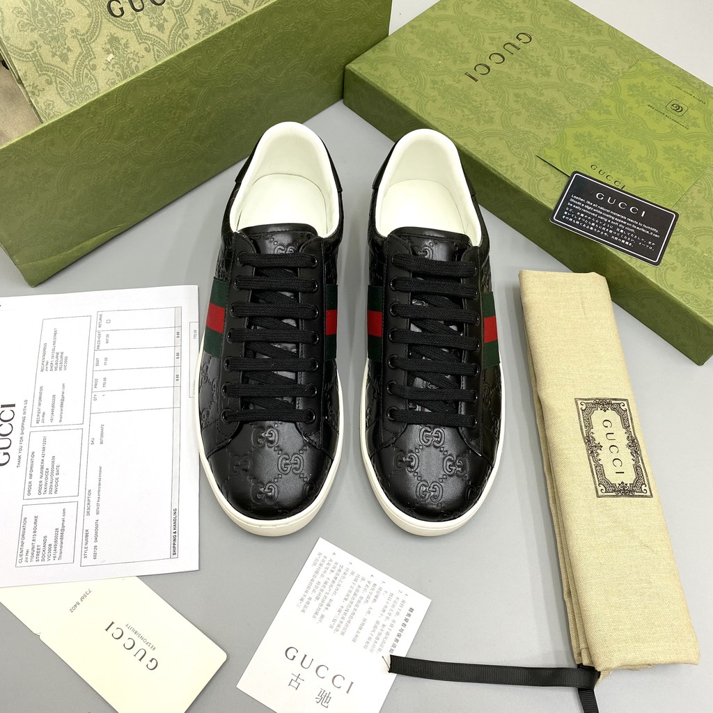 👟HIGH FASHION👟 Giày Sneaker siêu cấp G.C Black Monogram Fullbox MLN NV HV size 38-42