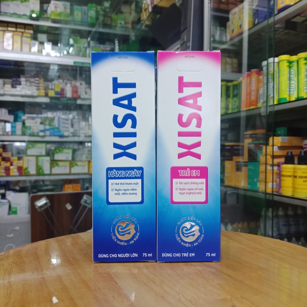 Xịt muối biển Xisat