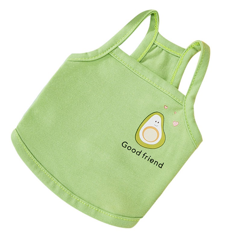 Áo cho chó nhỏ, mèo 3 lỗ mùa hè chất cotton hình chú ngựa kỳ lân dễ thương đi dạo đi chơi YEUPET