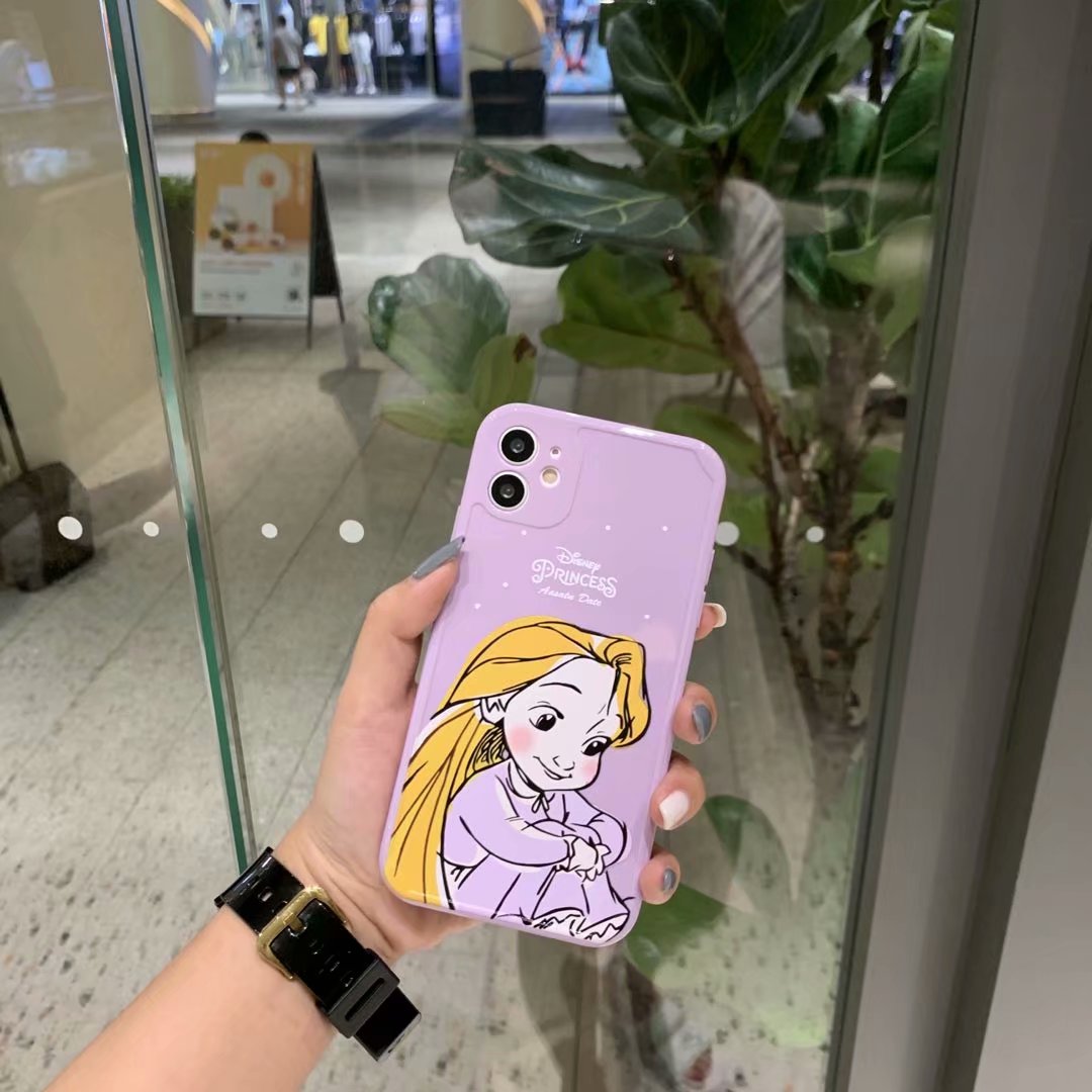 Ốp điện thoại TPU mềm chống sốc hình công chúa Disney cho IPhone 12 pro max 11 pro Max X XS XR XSMAX SE 2020 7 8 Plus | BigBuy360 - bigbuy360.vn