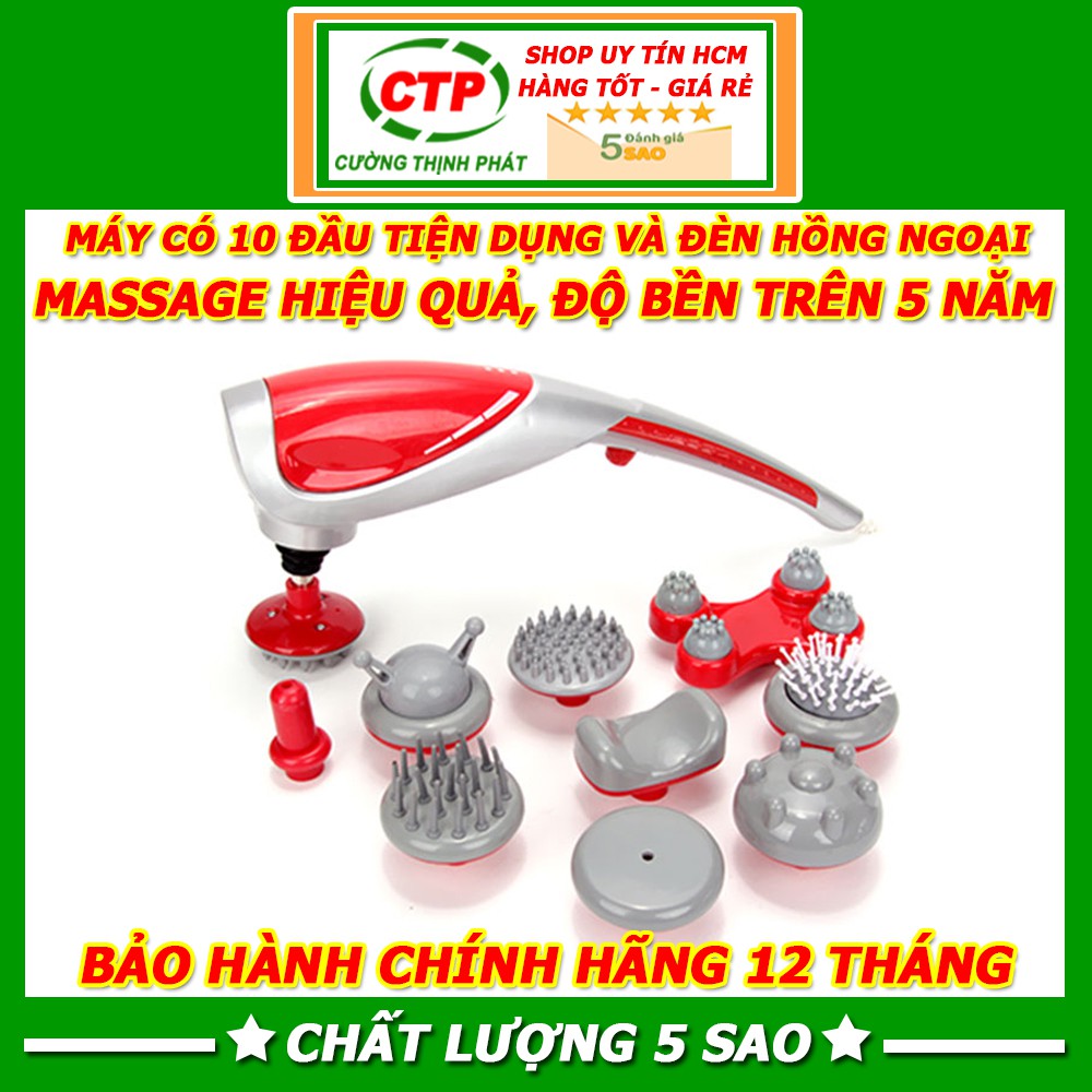 Máy massage cầm tay 10 đầu King Massager