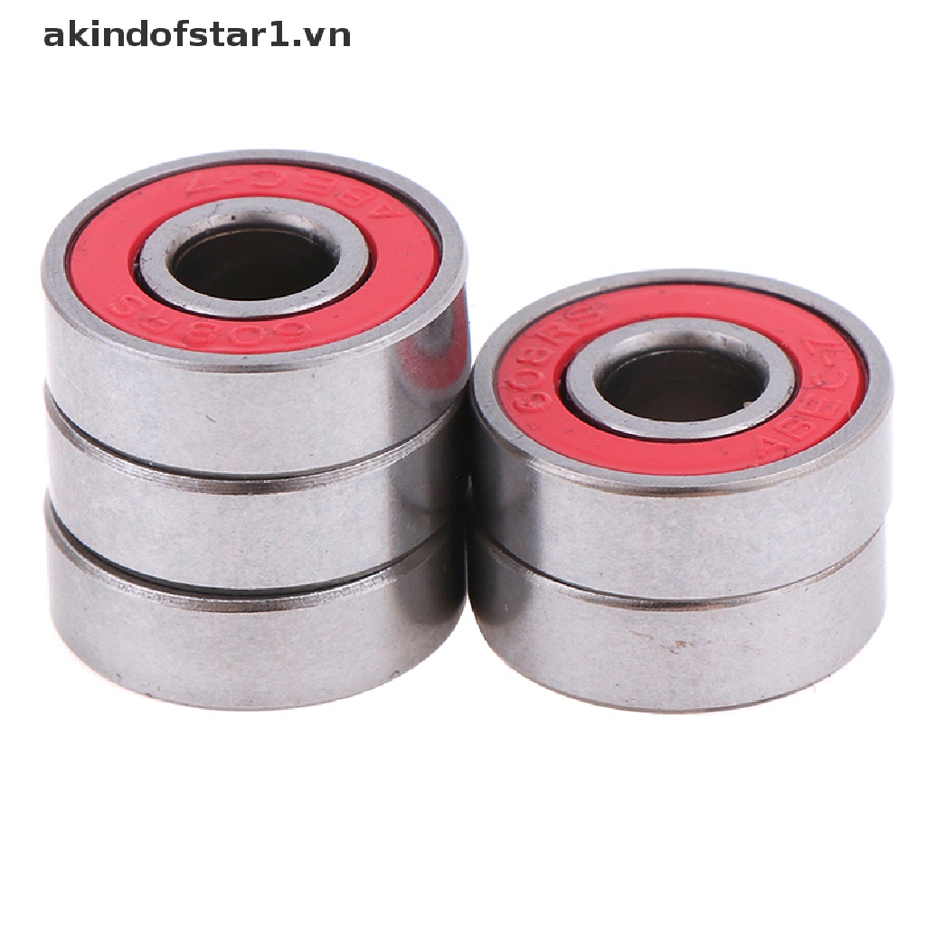 Bộ 5 Vòng Đệm Cho Ván Trượt ABEC-7 608RS 8x22x7mm