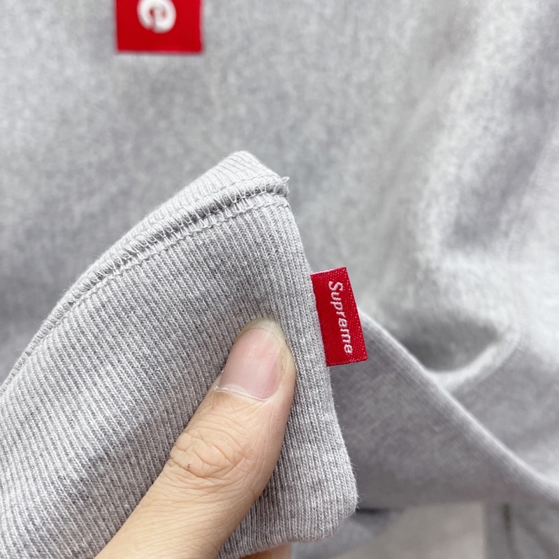 ⚡️[Mirror Quality]- Áo Hoodie S.upreme Cross Box Logo Hooded Sweatshirt Heather Grey, Áo hoodie S.UPREME | BigBuy360 - bigbuy360.vn