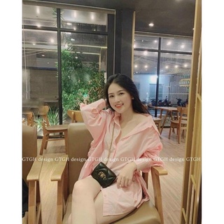Áo Sơ Mi Thụng Rút Dây Eo Siêu Xinh