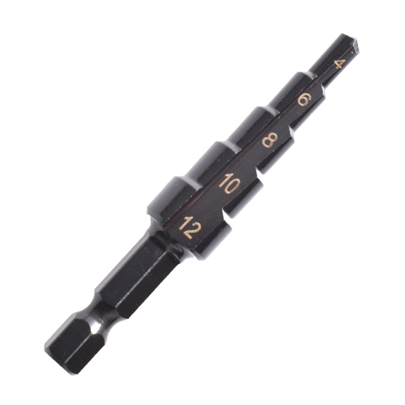 Bộ Mũi Khoan Bước Bằng Thép Titan Tốc Độ Cao Chuyên Dụng