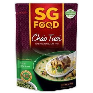 ( Mua 5 +1)Cháo tươi lươn đậu xanh, cá lóc cải bó xôi 240g( Mua 5 gói tặng 1 gói xốt ngẩu nhiên)