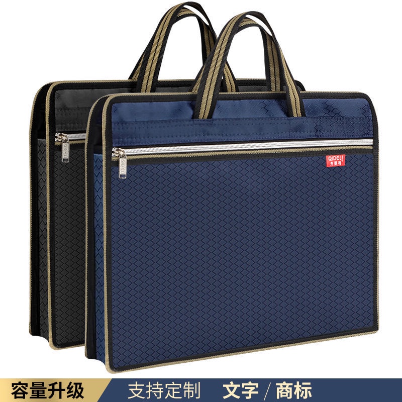 Túi đựng hồ sơ bằng vải canvas chống thấm nước có khóa kéo tùy chỉnh tiện dụng cho văn phòng NSGSB33 trXx | BigBuy360 - bigbuy360.vn