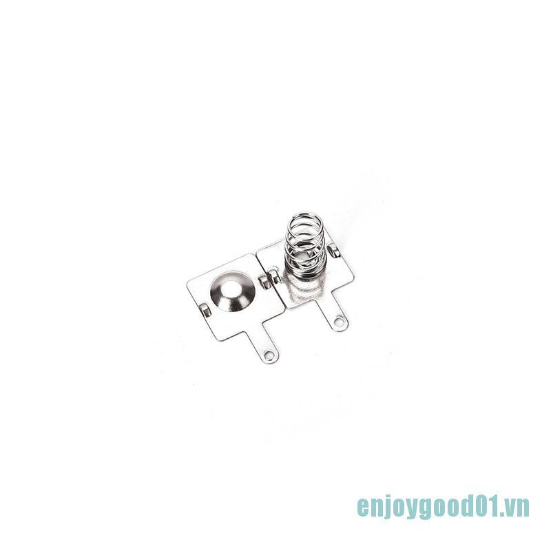 Set 10 cặp lò xo kim loại bạc 14.5mm x 9mm chuyên dụng dành cho pin AA
