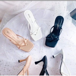 Dép cao gót quai xỏ ngón kẹp big size 35-45