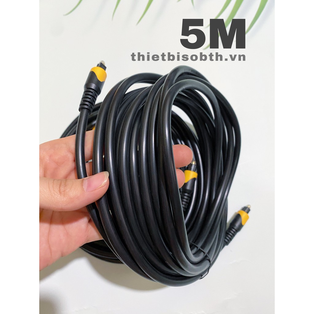 Dây Audio Quang sợi to 6.0  Dài 5M-Sản phẩm cao cấp