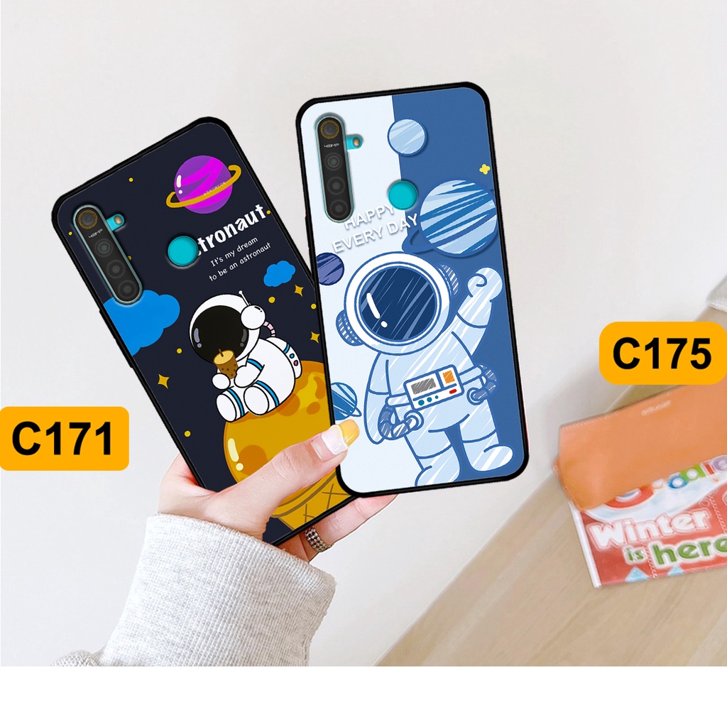 Ốp Realme 5 / 5 Pro / C3 in hình astronaut, phi hành gia vũ trụ hottrend, độc đáo, cá tính.