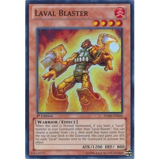 Thẻ bài Yugioh - TCG - Laval Blaster / HA06-EN036'