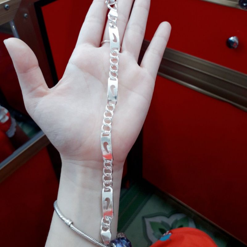 lắc tay nam bạc ta 999 nike 🌼 YN JEWELRY