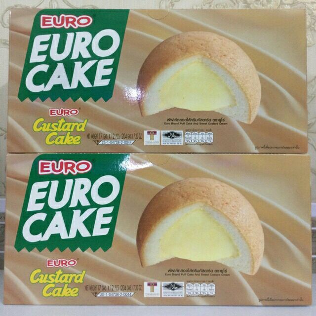 Bánh trứng thái Euro cake 204g